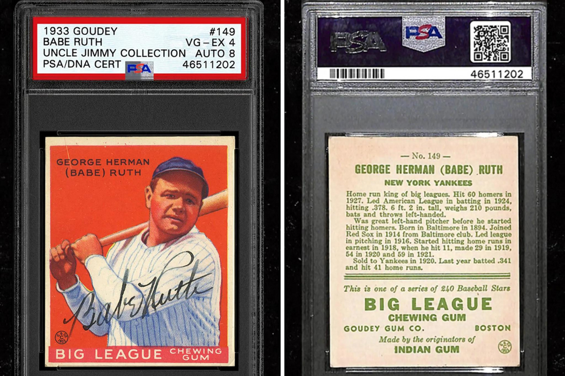 How Much is a Babe Ruth Outfield Card Worth in 2024?