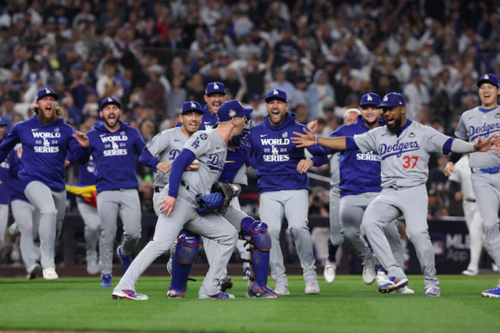 article_img / Dodgers win the 2024 World Series reaction