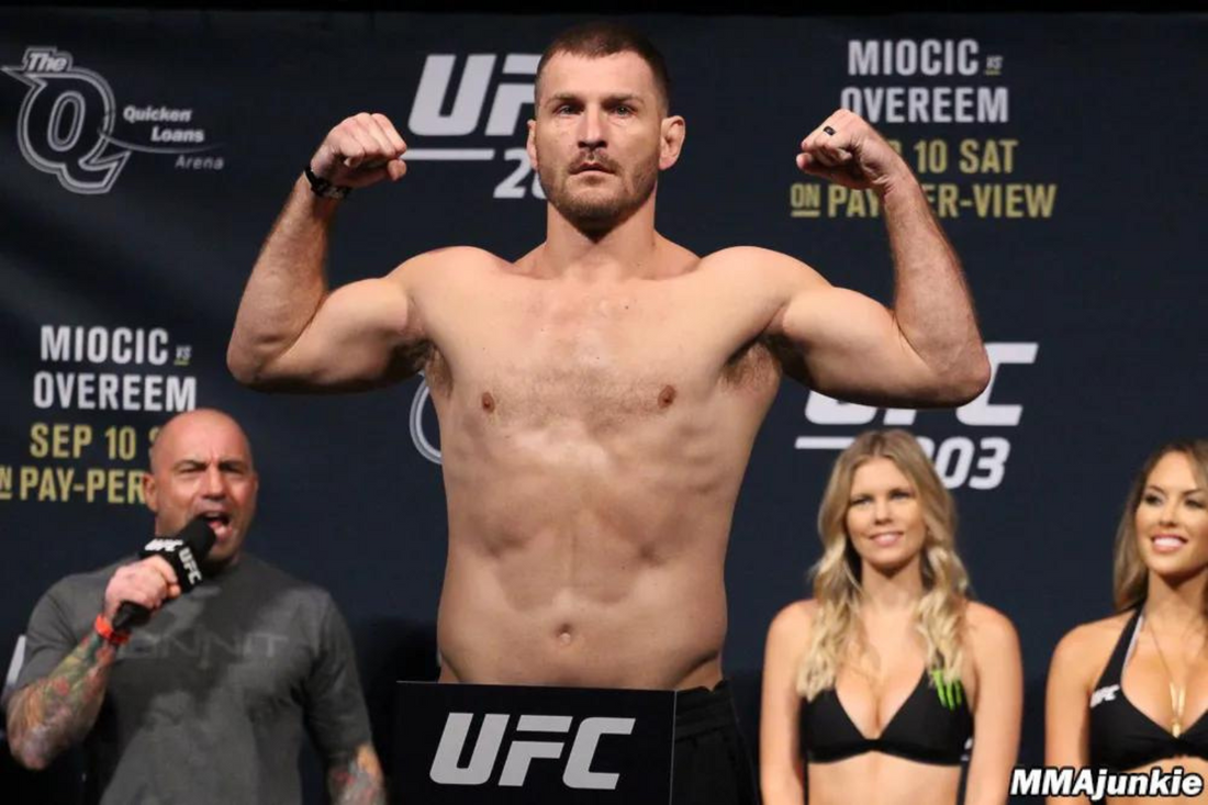 Is Stipe Miocic still a fireman?