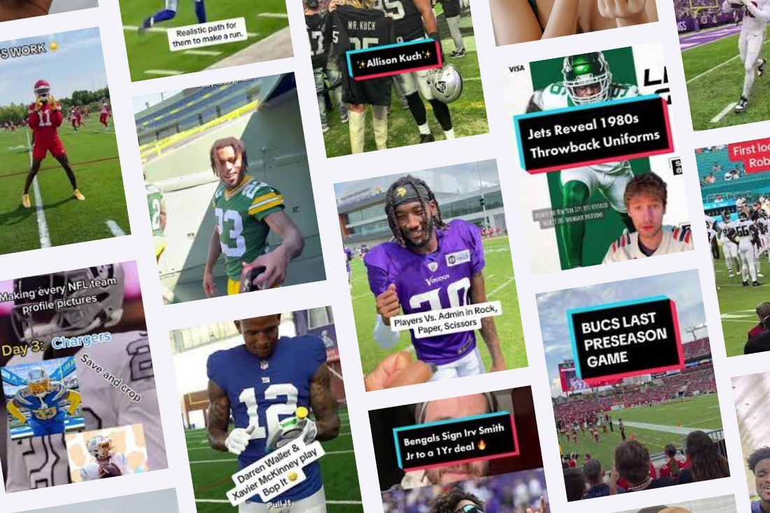 What NFL team has the most TikTok followers?