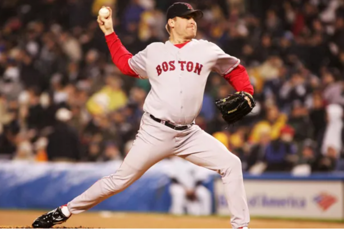 What caused Curt Schilling's bloody sock?