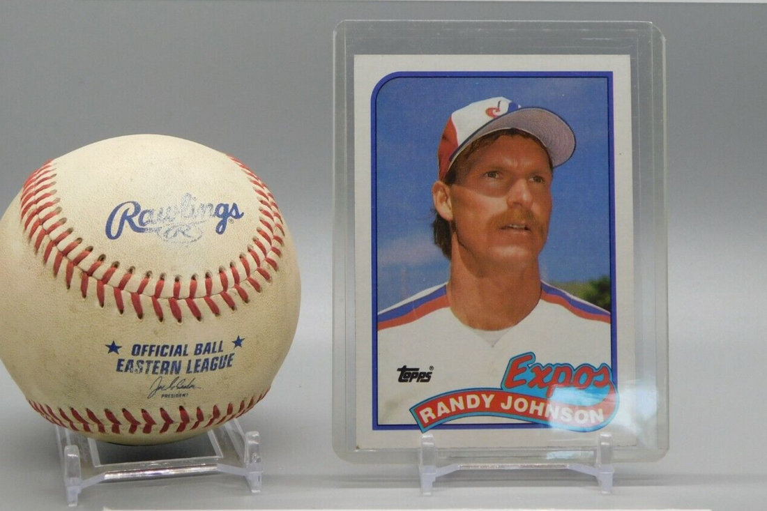 What is the error on Randy Johnson rookie card?