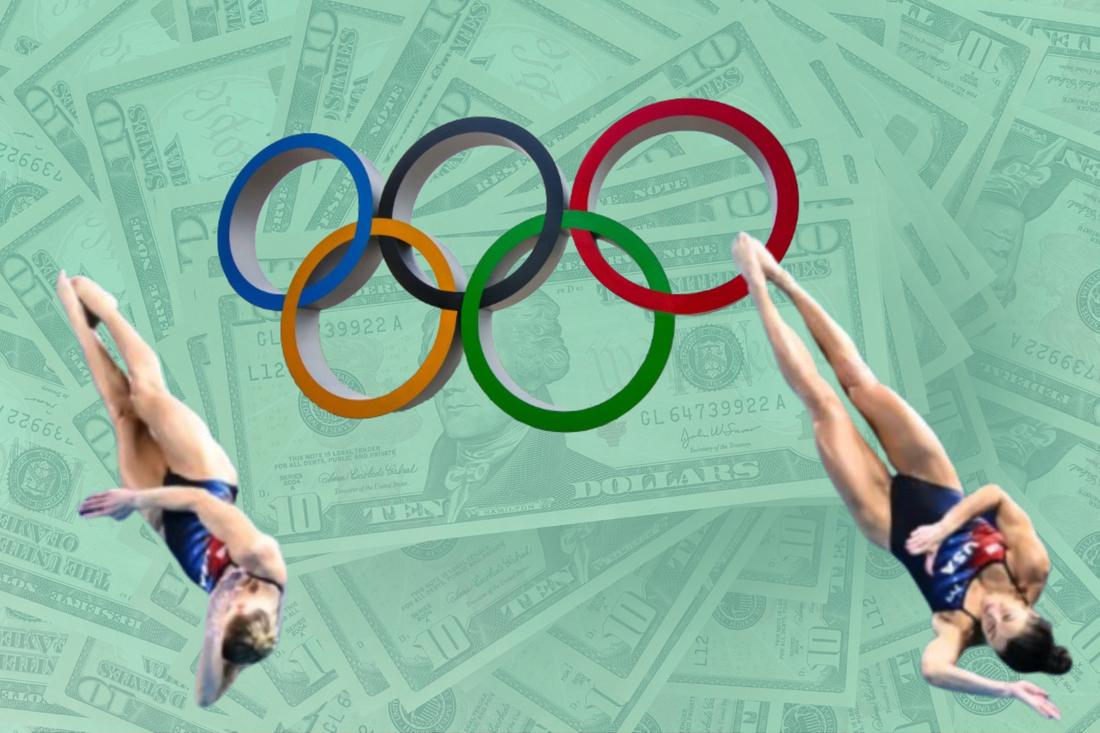 How much money do Olympic divers make in 2024?