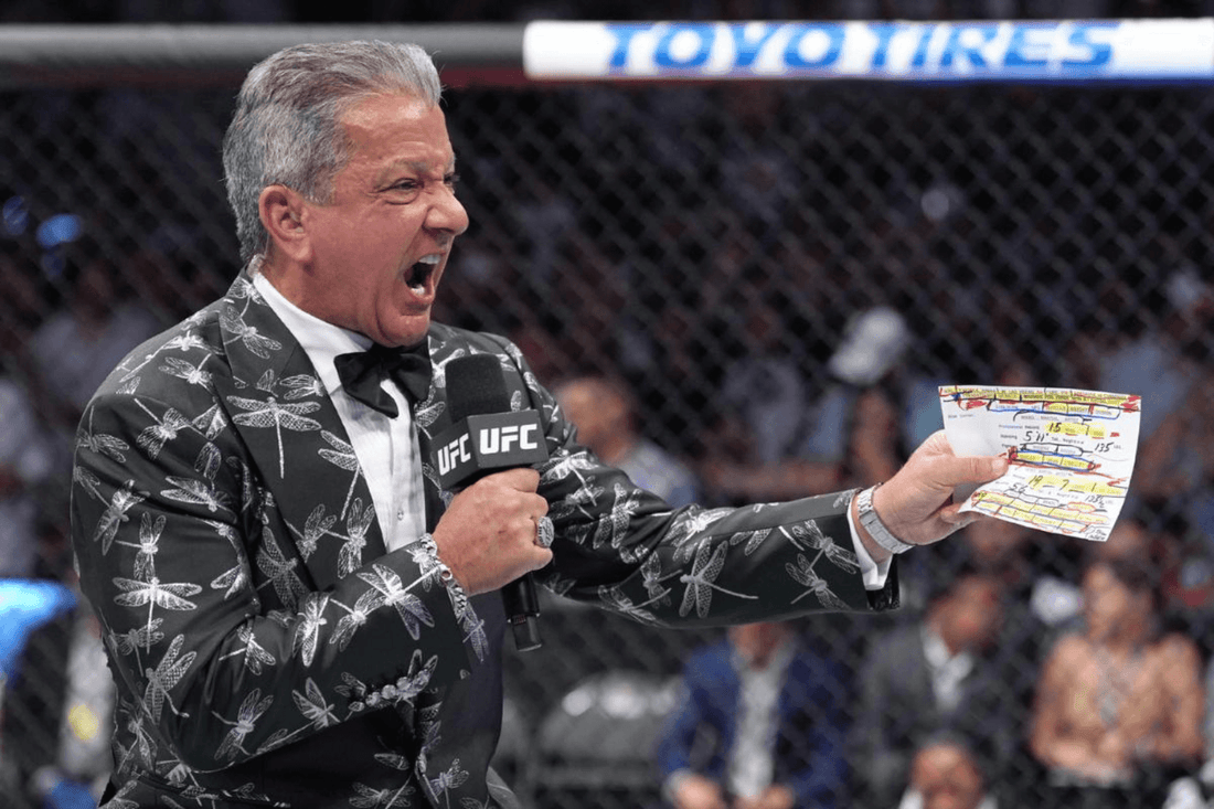 What does Bruce Buffer make per fight? - Fan Arch