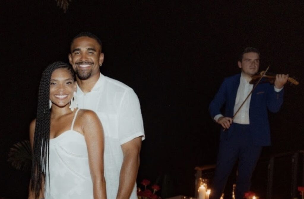 Are Eagles' Jalen Hurts and Bry Burrows married?