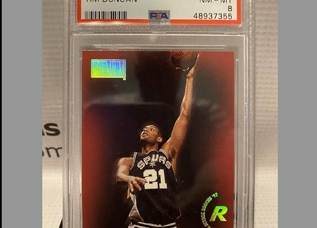 Tim Duncan's Top 5 Most Expensive Rookie Cards