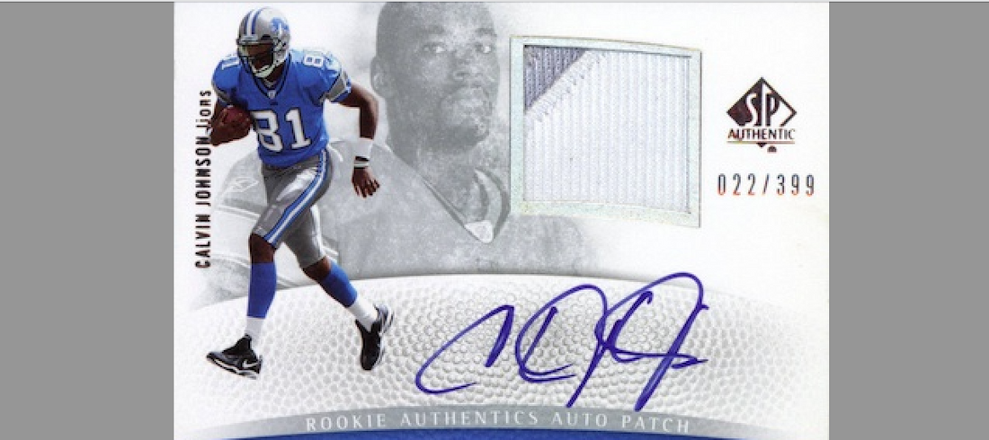 Top 5 Most Expensive Calvin Johnson Football Cards