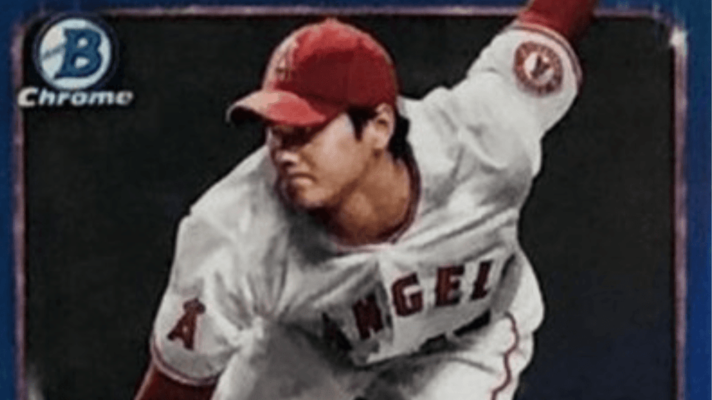 What is considered a Shohei Ohtani rookie card?