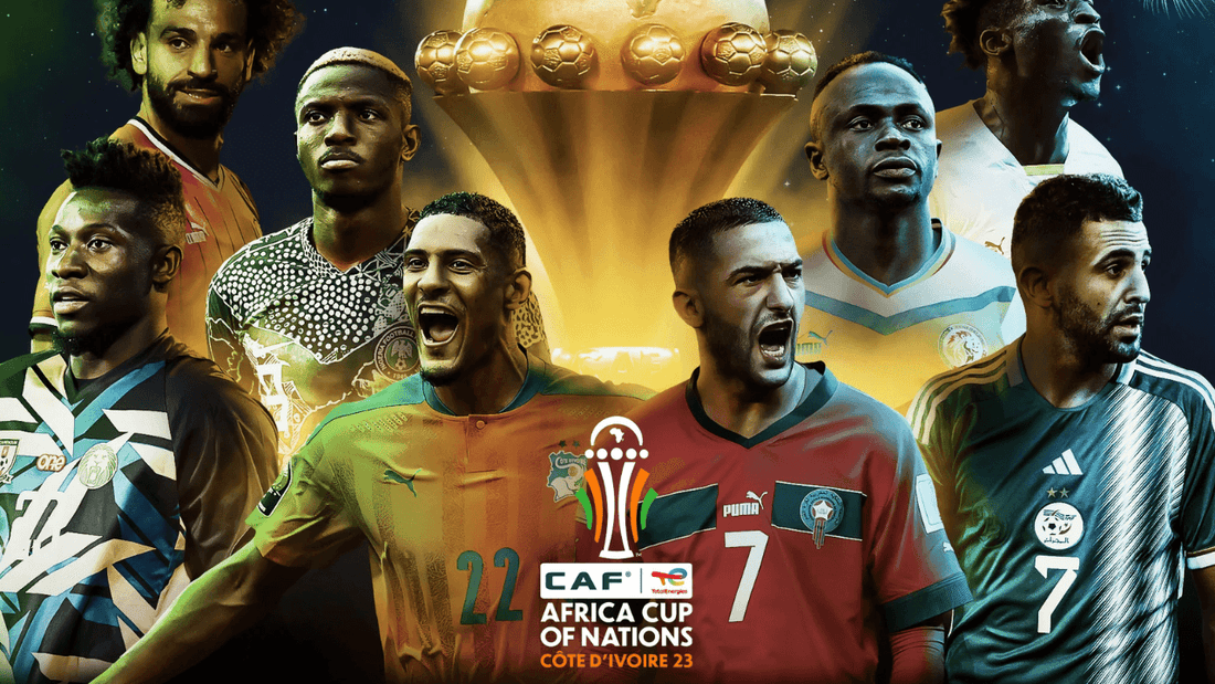 The Africa Cup of Nations Soccer Tournament 2024 Fan Arch