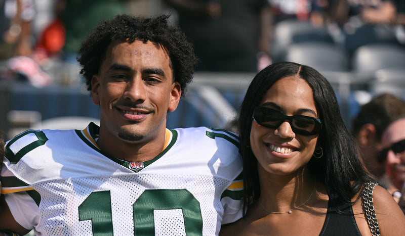 Packers' Jordan Love and his fiancee, Ronika Stone