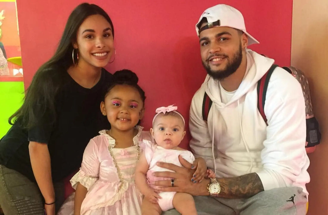 How did Mike Evans meet his wife, Ashli Dotson?