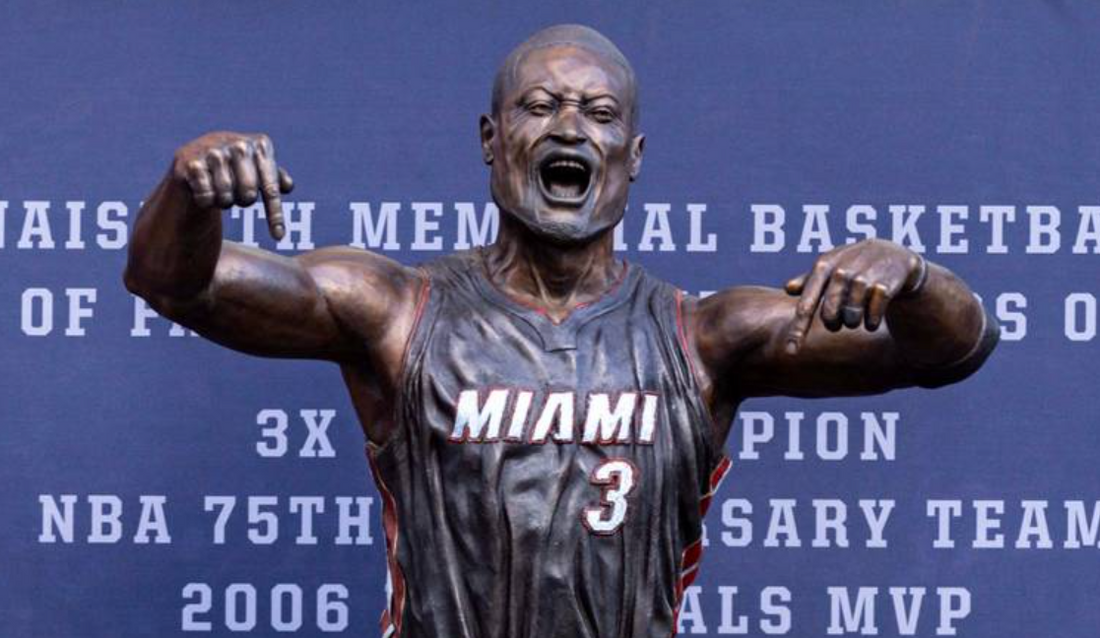 Dwyane Wade's Statue Unveiling Goes Viral