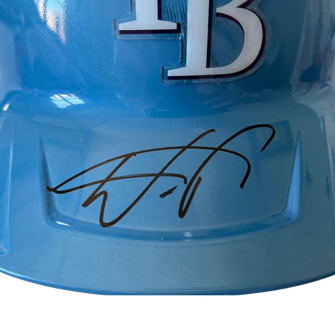 Wander Franco Autographed Tampa Bay Rays Full Size Batting Helmet JSA COA - Fan Arch