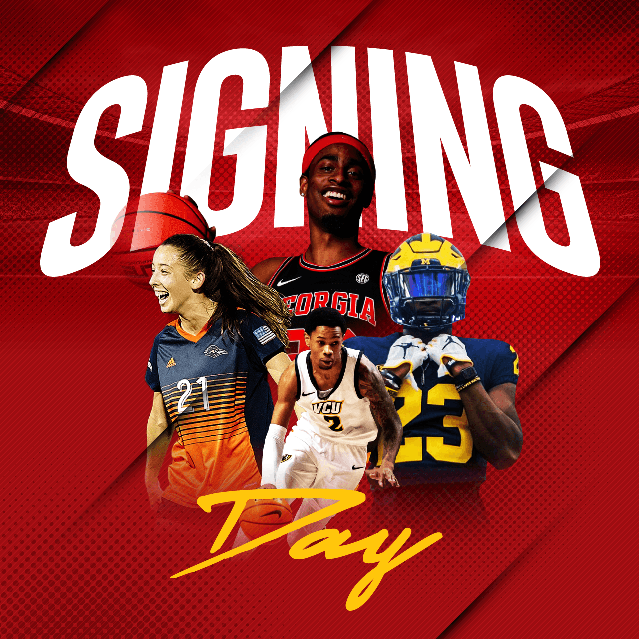 Fan Signing Event Poster Example Signing Day Graphic | Fan Arch