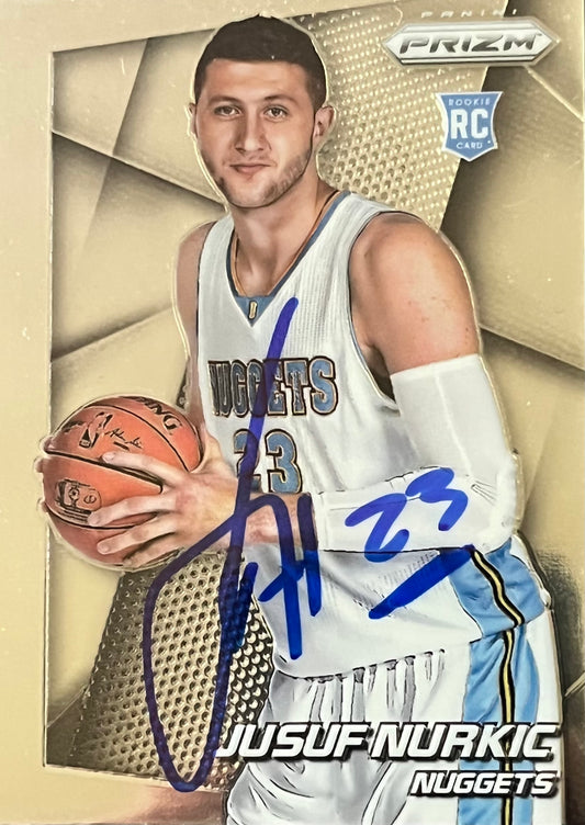 Jusuf Nurkic Signed 2014-15 Panini Prizm Rookie No. 280 Denver Nuggets - Fan Arch