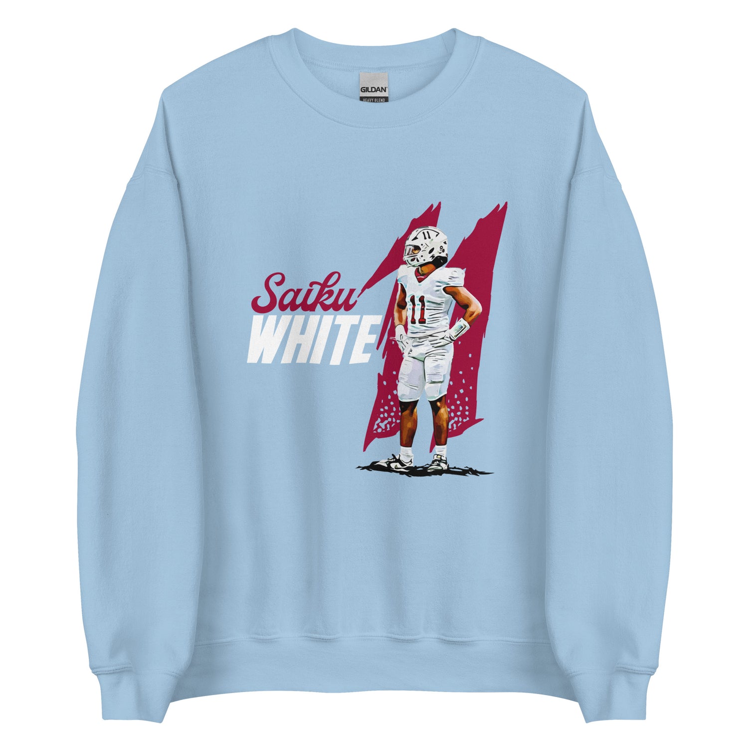 Saiku White "Gameday" Sweatshirt - Fan Arch