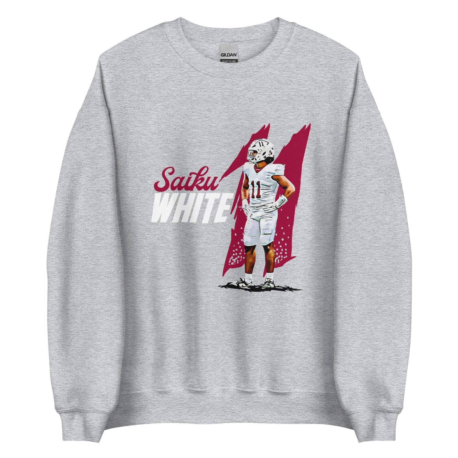 Saiku White "Gameday" Sweatshirt - Fan Arch