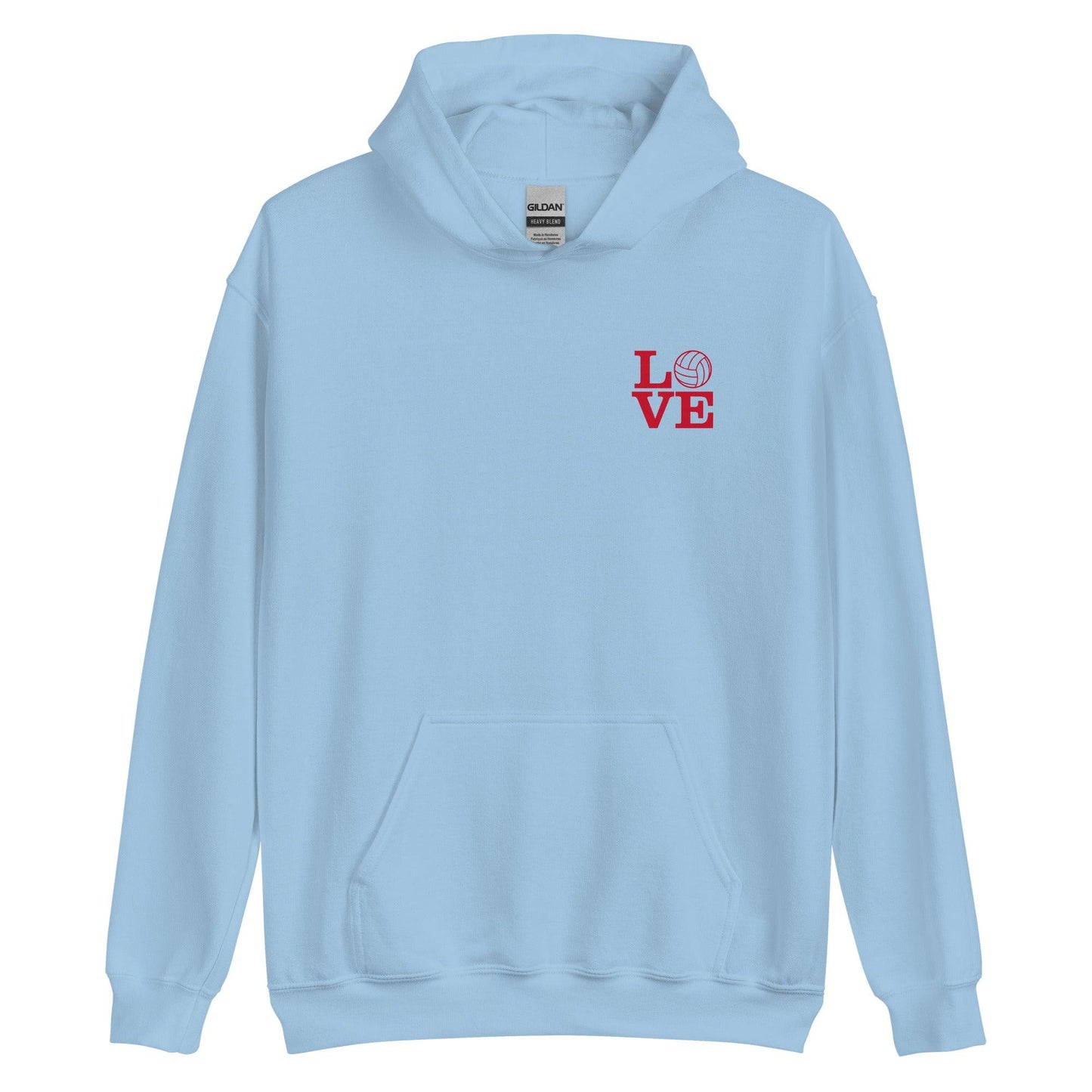 Love Volleyball Hoodie - Fan Arch