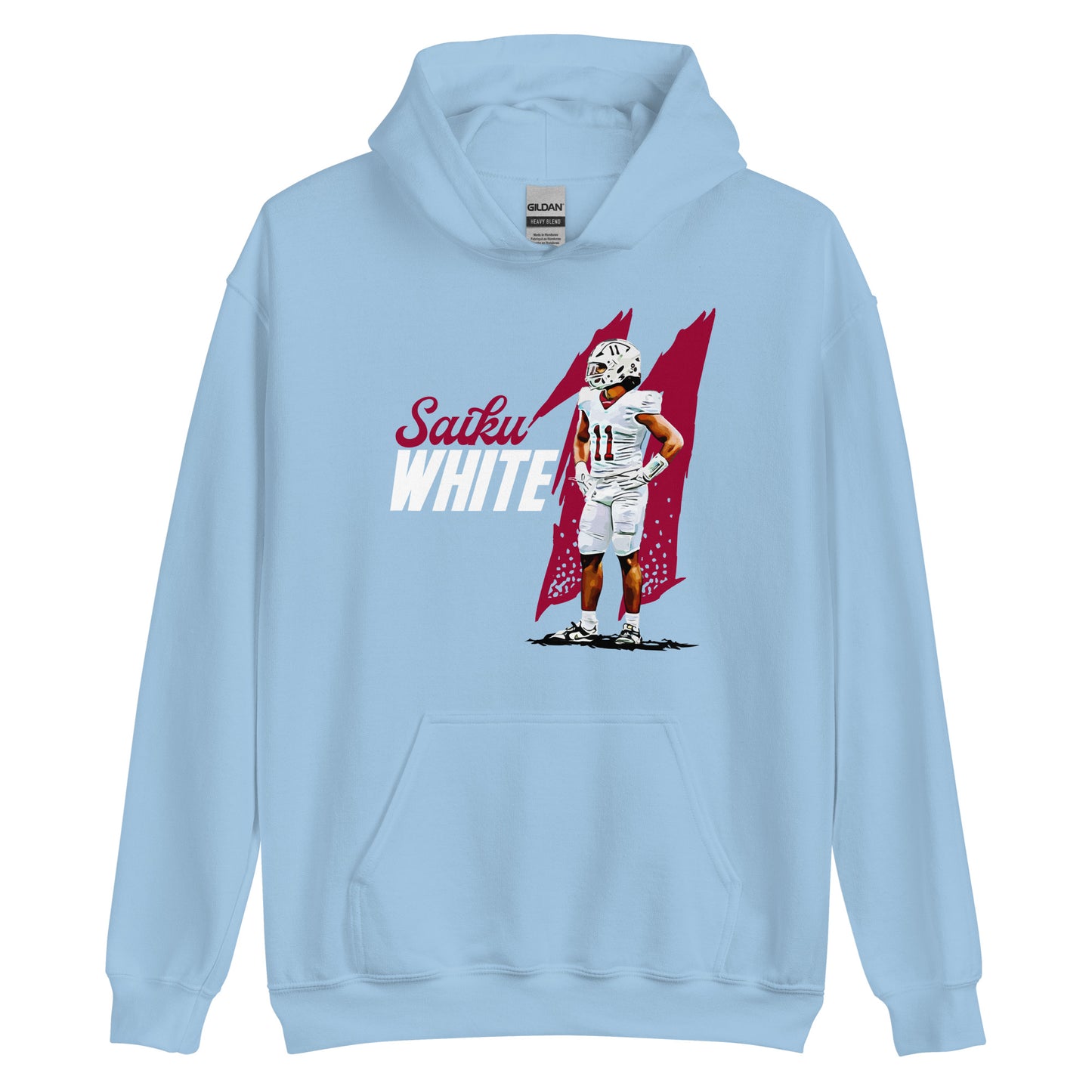 Saiku White "Gameday" Hoodie - Fan Arch