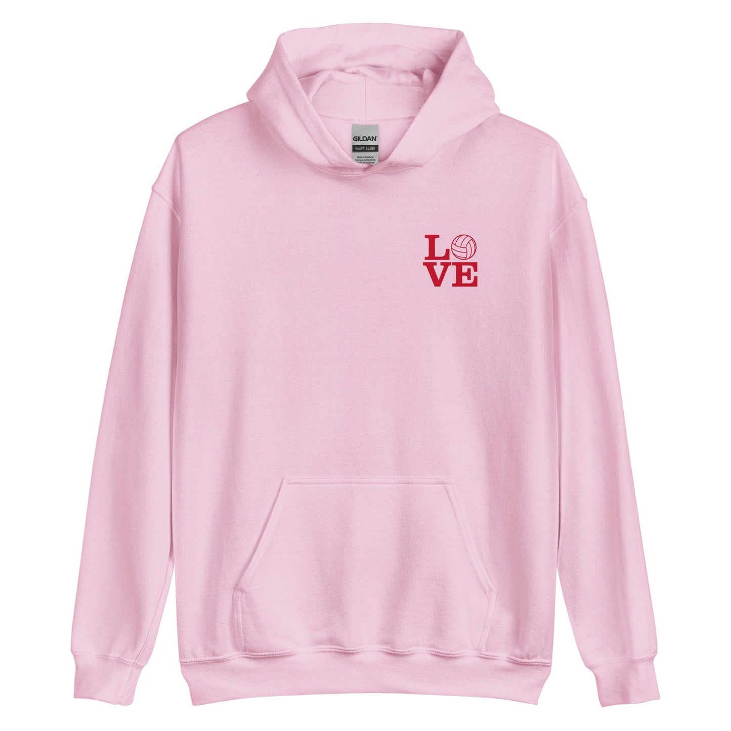 Love Volleyball Hoodie - Fan Arch