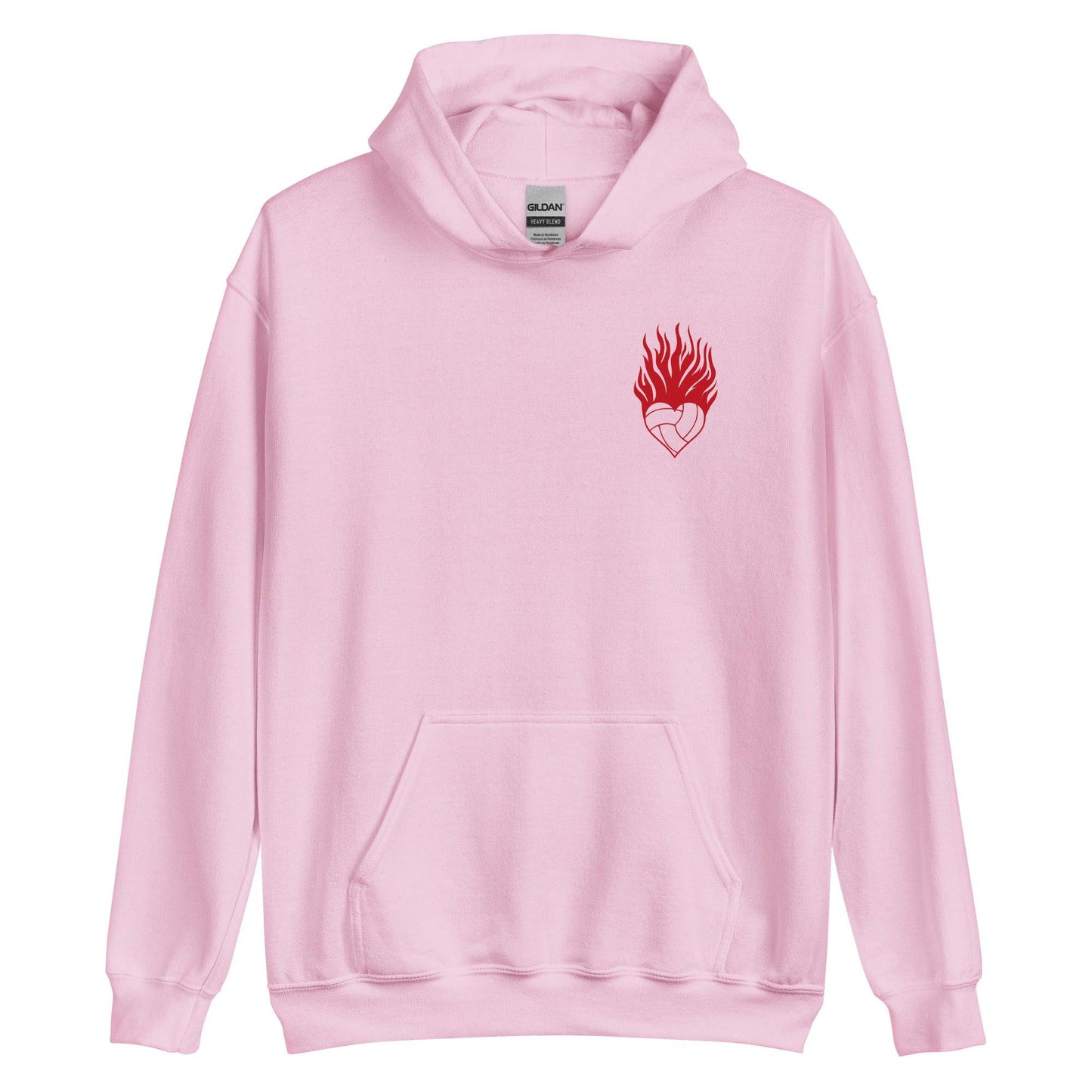 Volleyball Heart Hoodie - Fan Arch