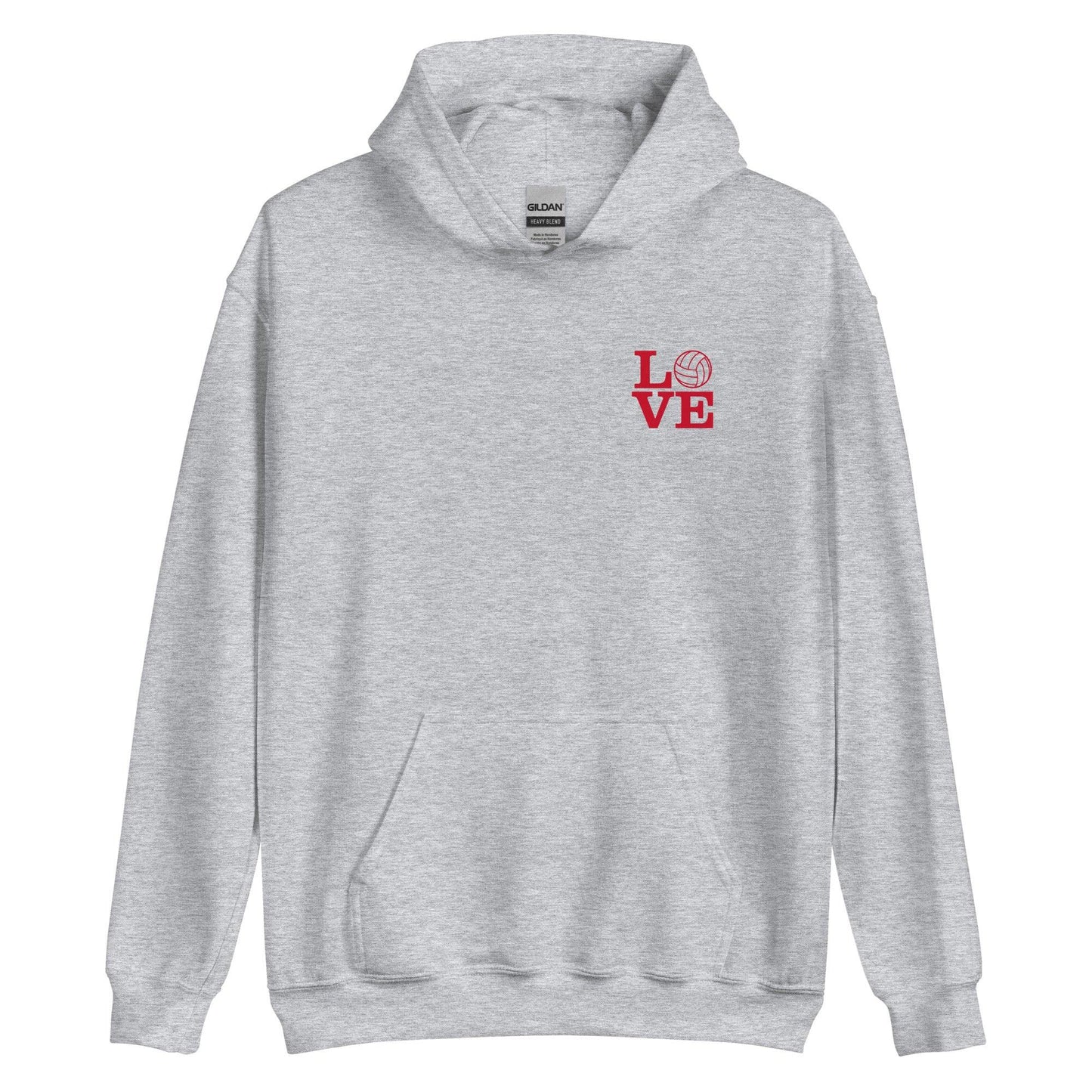 Love Volleyball Hoodie - Fan Arch