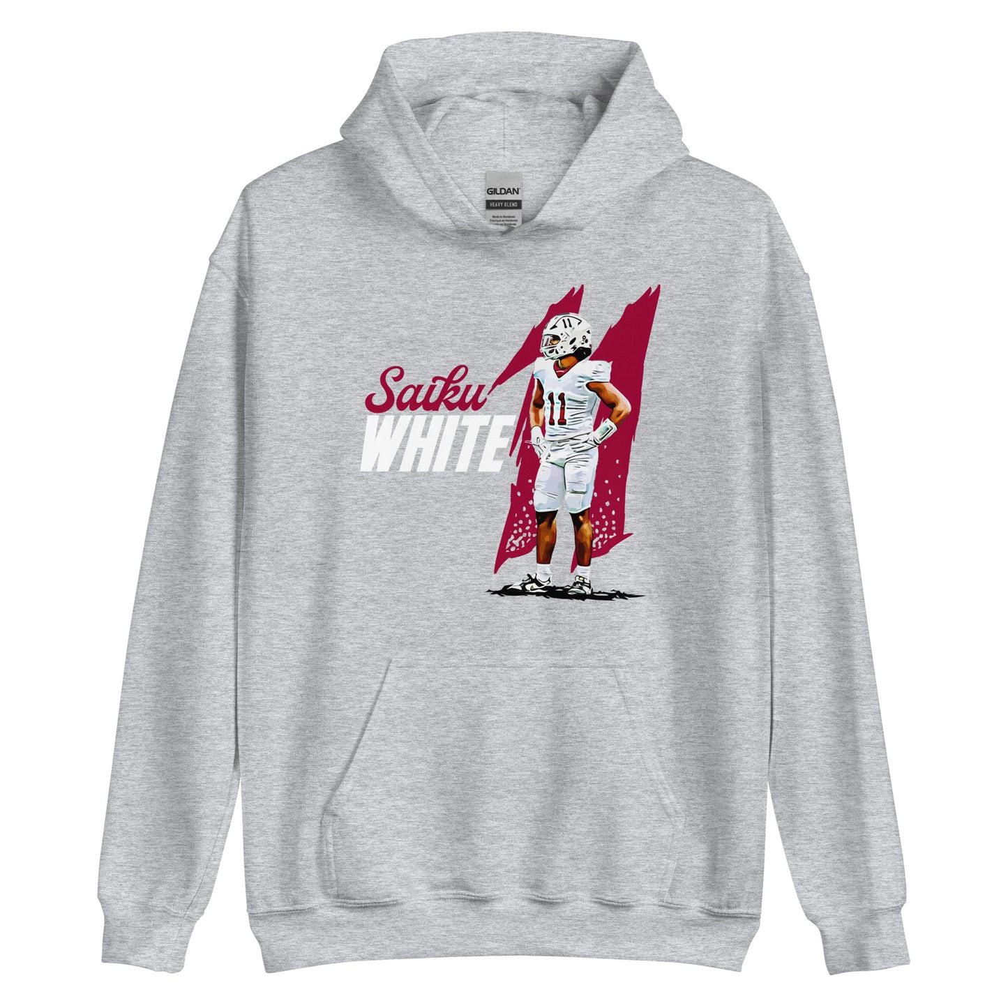 Saiku White "Gameday" Hoodie - Fan Arch