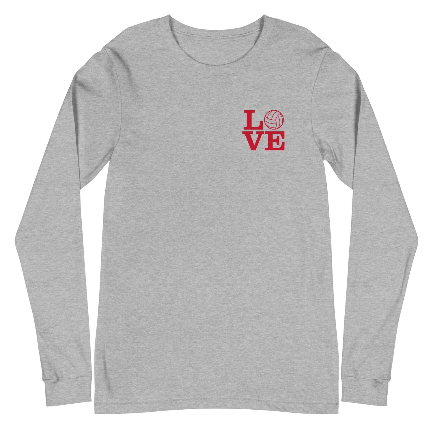 Love Volleyball Long Sleeve Tee - Fan Arch