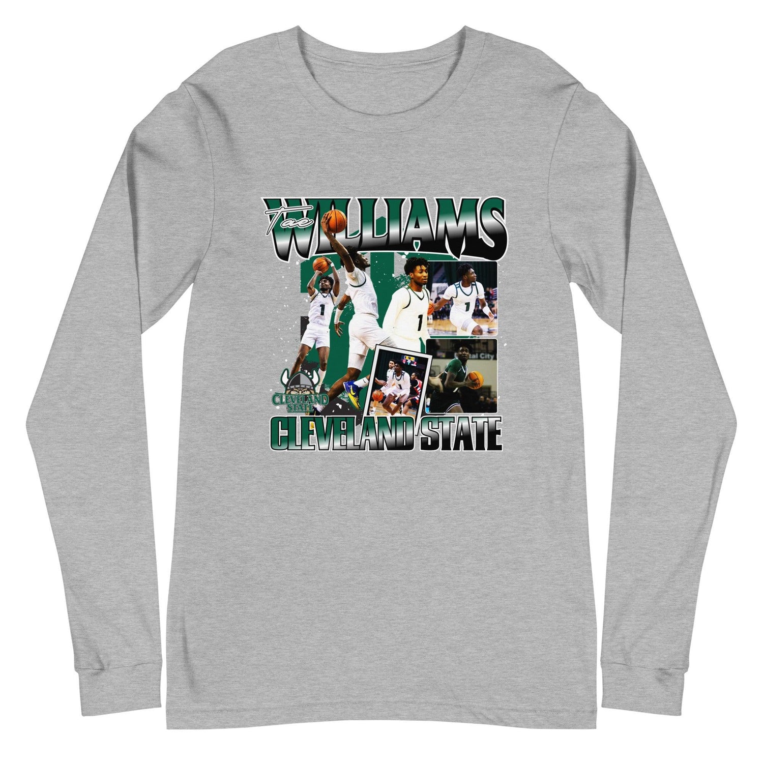 Tae Williams "Vintage" Long Sleeve Tee - Fan Arch