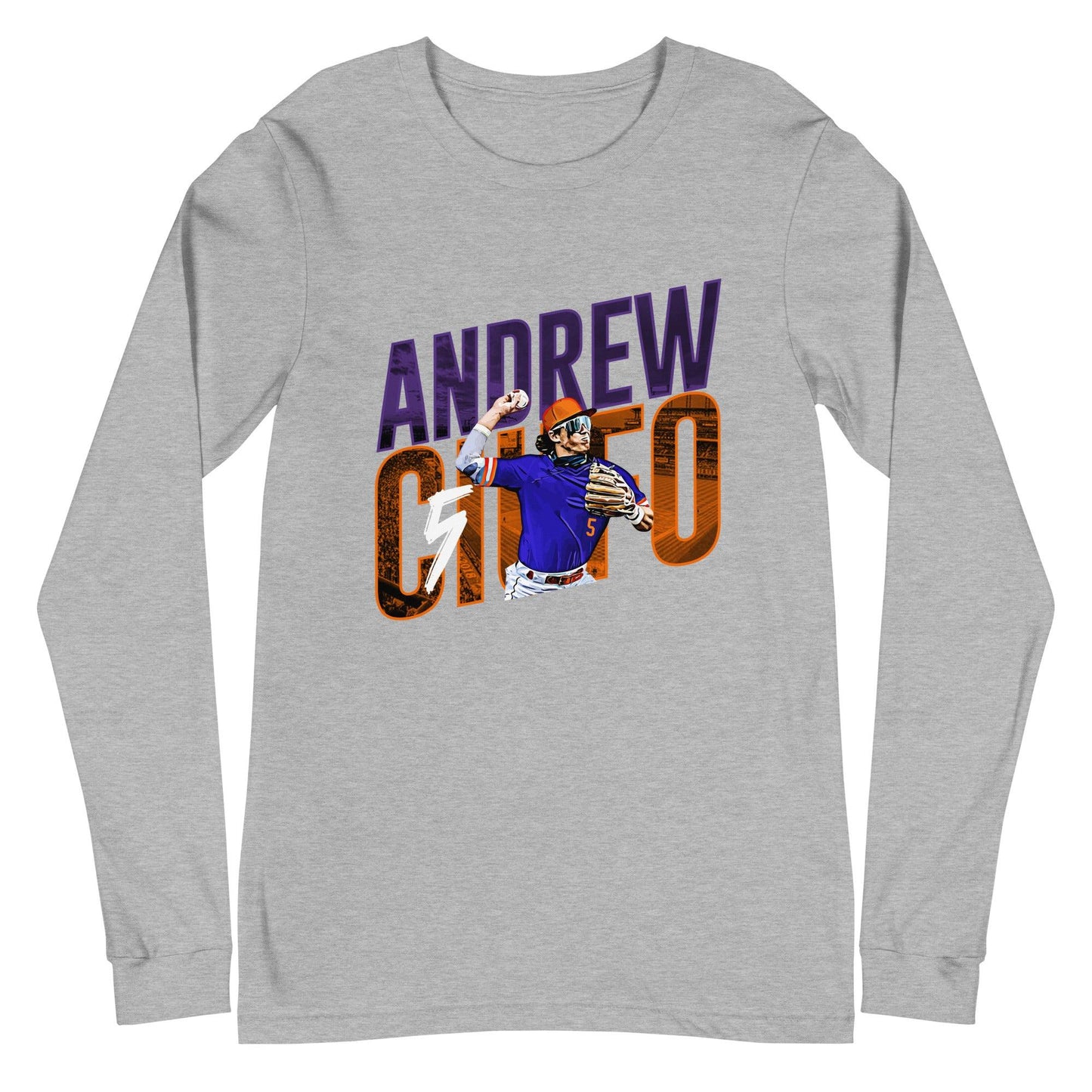 Andrew Ciufo "Gameday" Long Sleeve Tee - Fan Arch