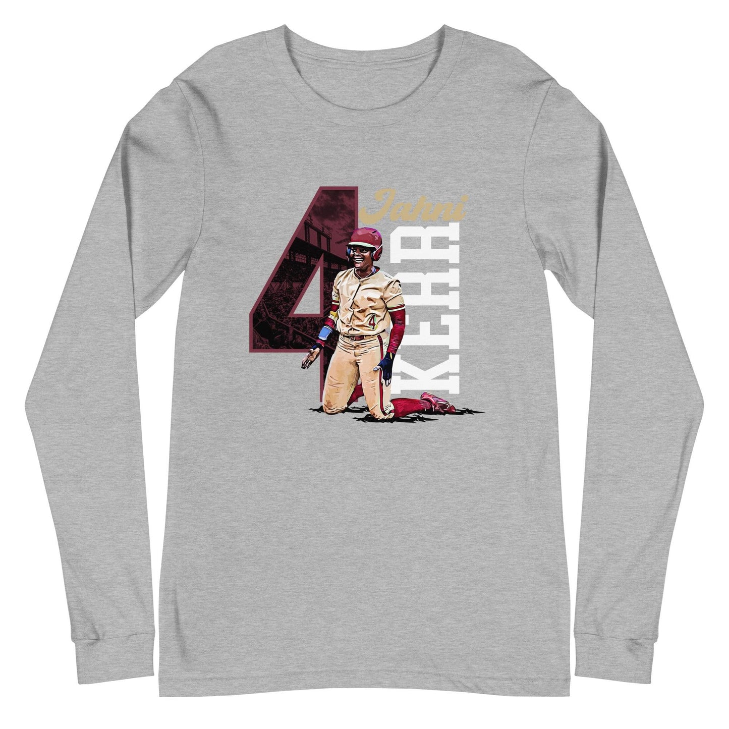 Jahni Kerr "Gameday" Long Sleeve Tee - Fan Arch