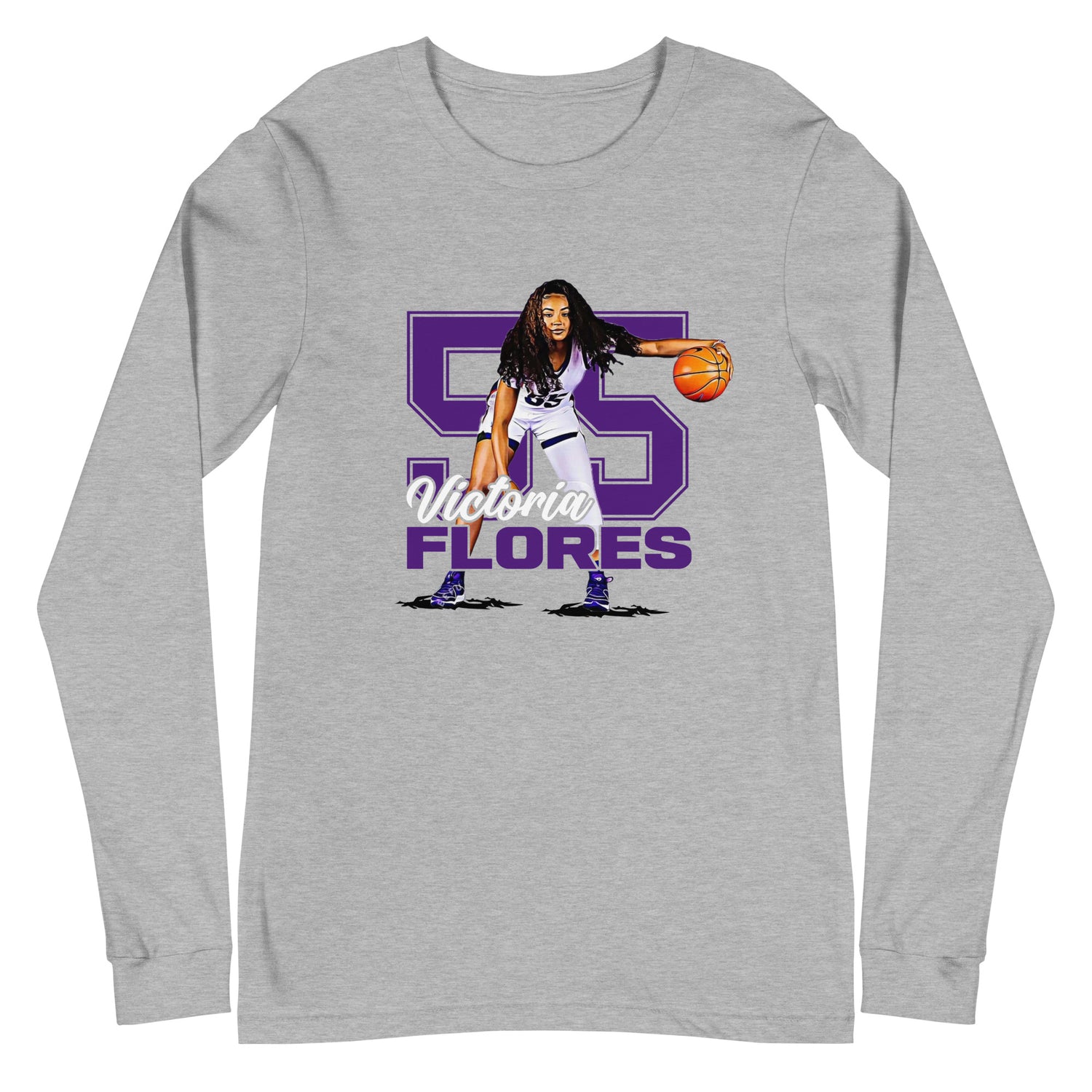 Victoria Flores "Gameday" Long Sleeve Tee - Fan Arch