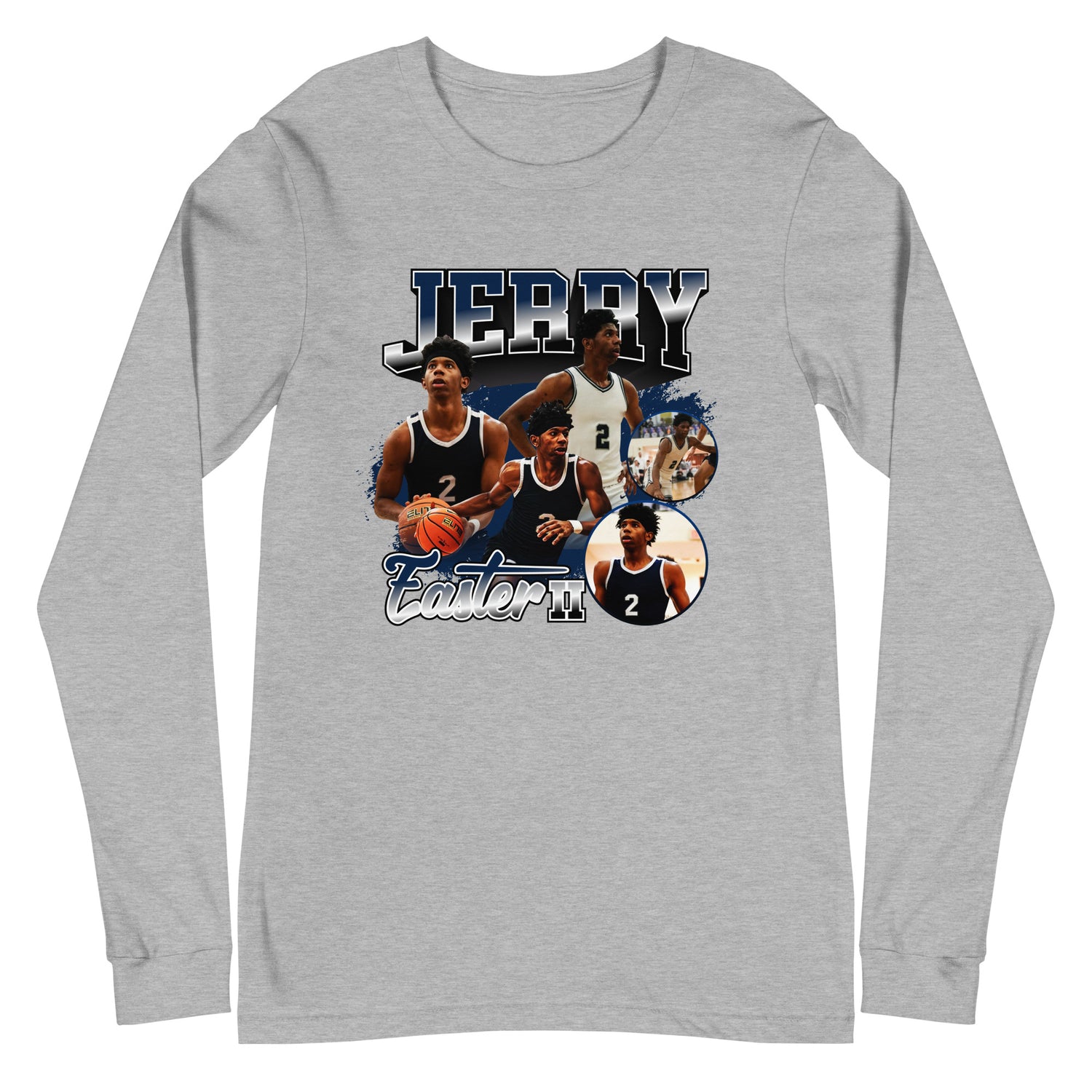 Jerry Easter "Vintage" Long Sleeve Tee - Fan Arch