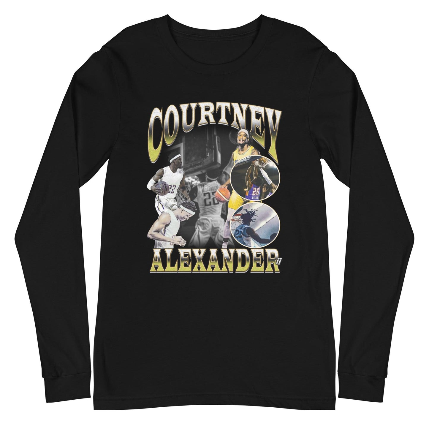 Courtney Alexander "Vintage" Long Sleeve Tee - Fan Arch