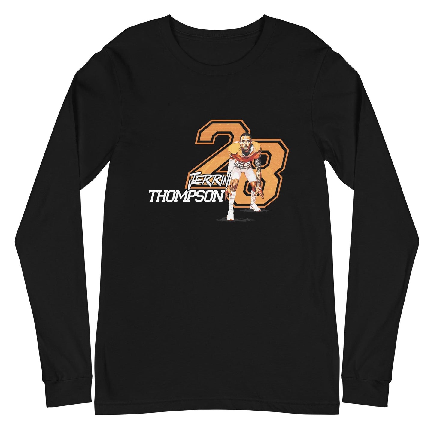 Jerrin Thompson "Gameday" Long Sleeve Tee - Fan Arch