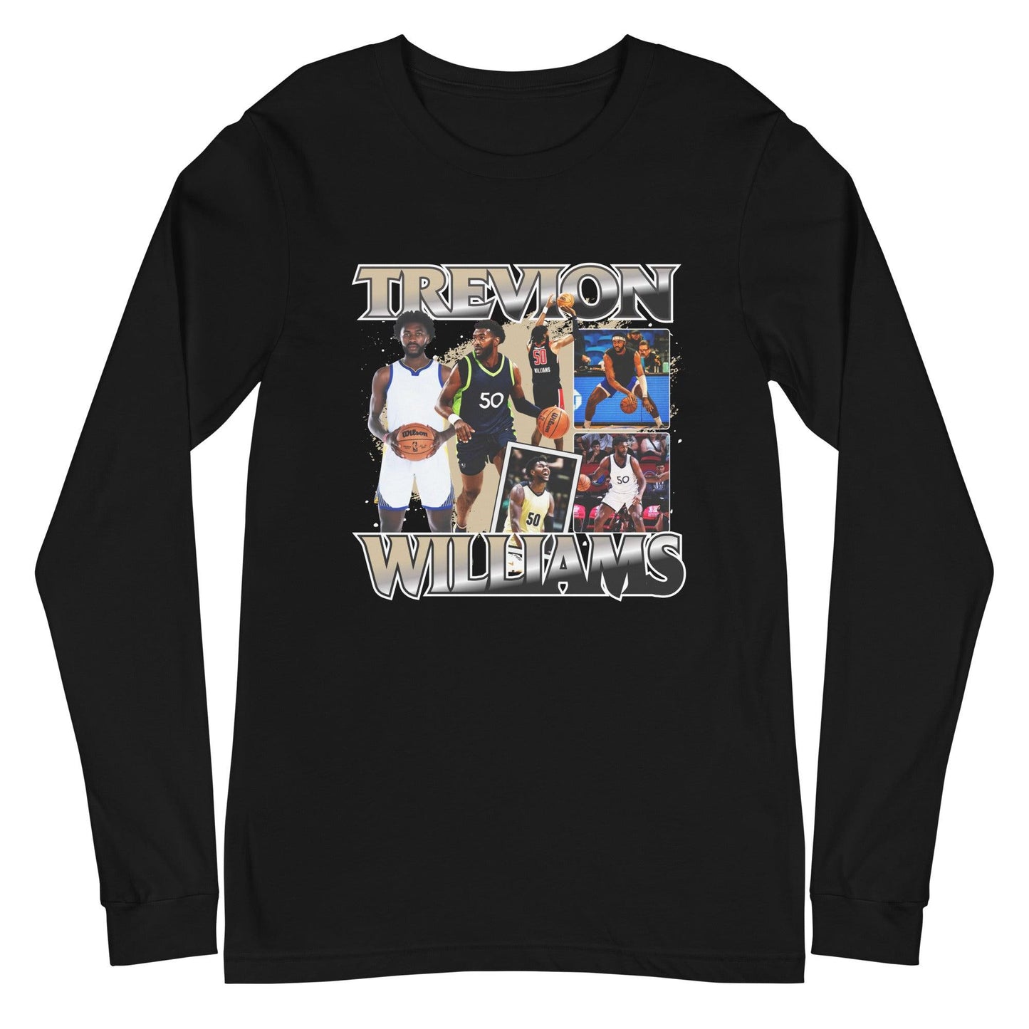 Trevion Williams "Vintage" Long Sleeve Tee - Fan Arch