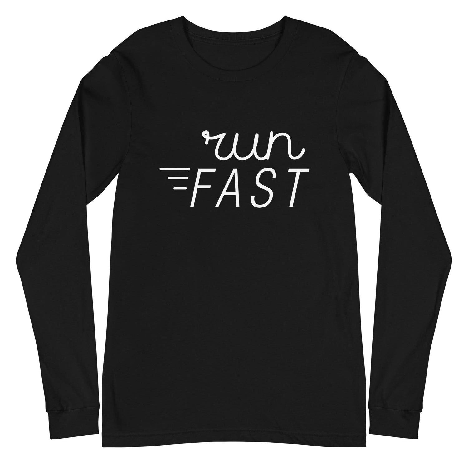 Run Fast Long Sleeve Tee - Fan Arch