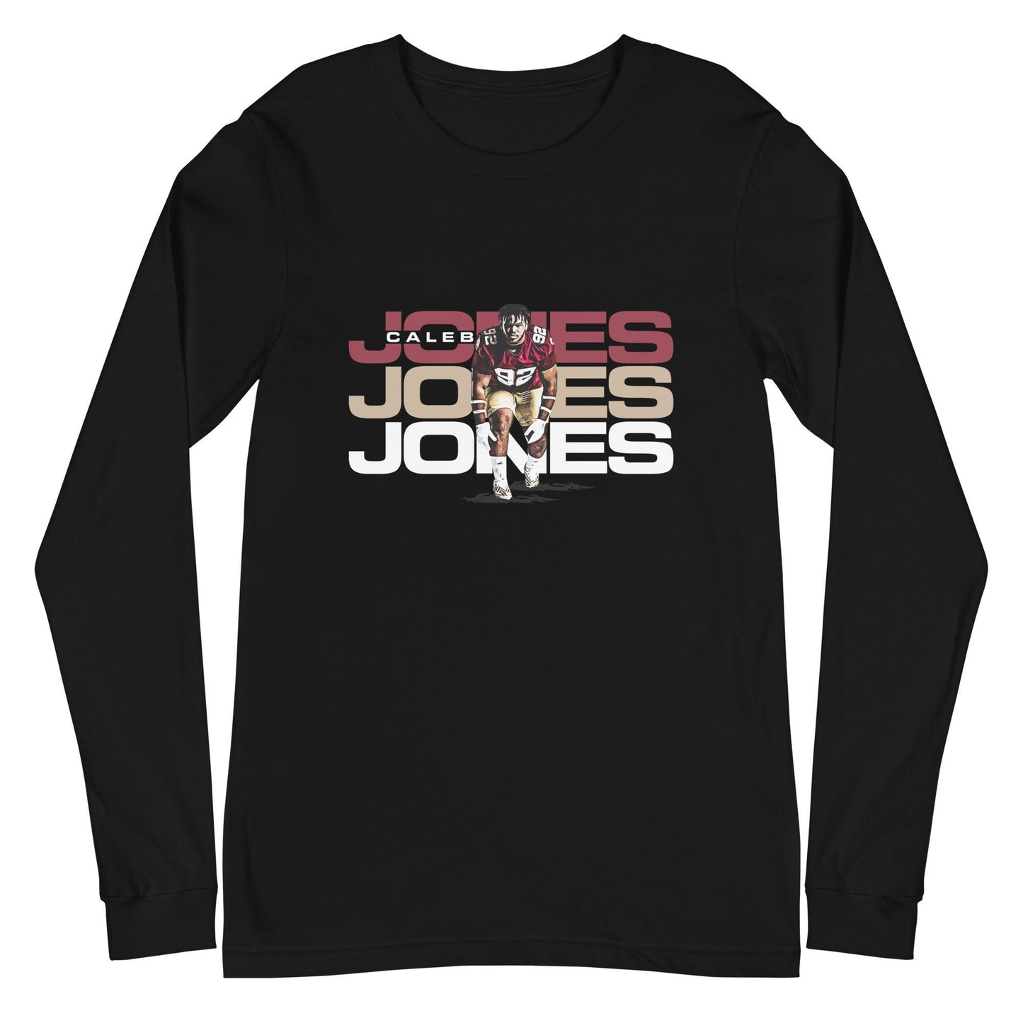 Caleb Jones "Gameday" Long Sleeve Tee - Fan Arch