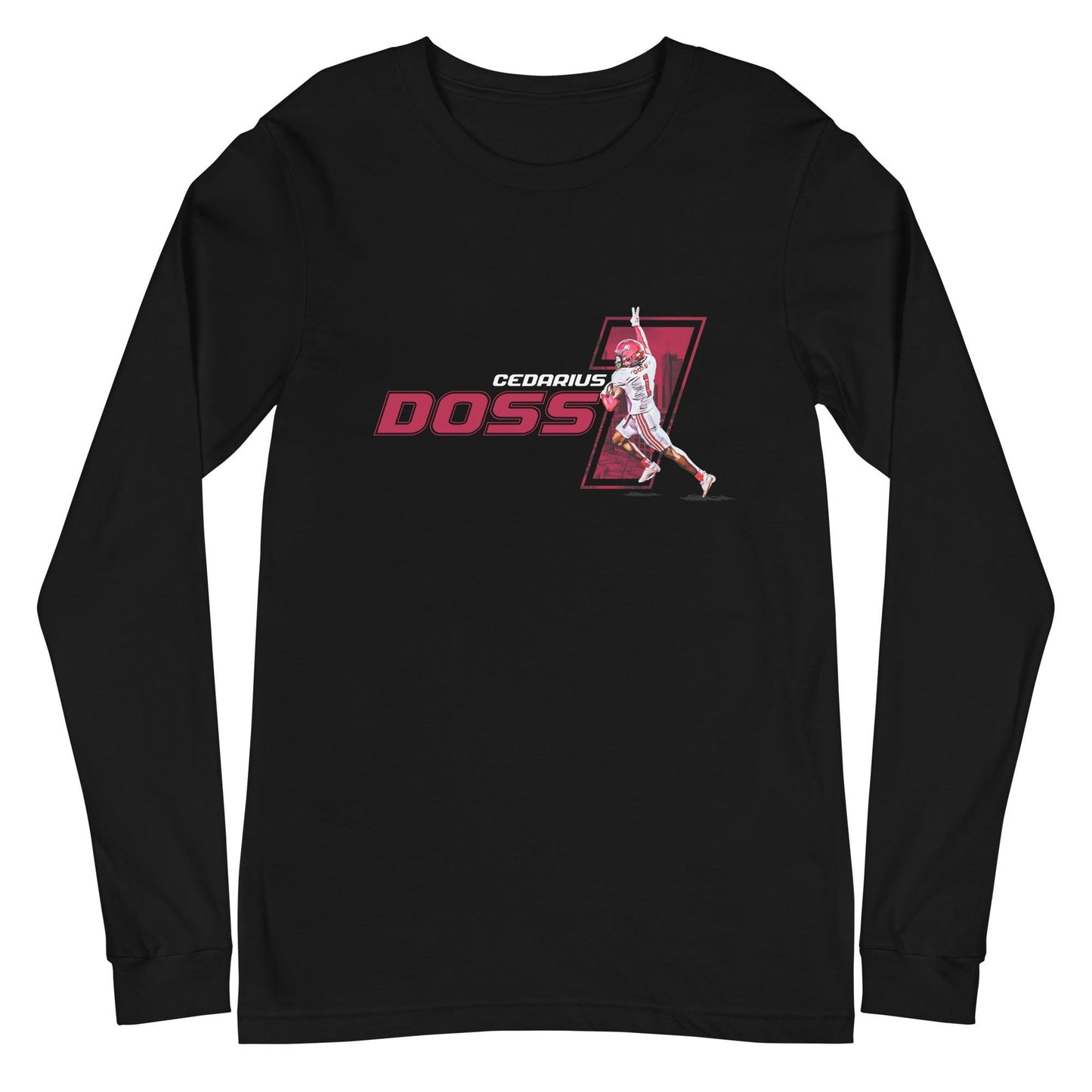 Cedarius Doss "Gameday" Long Sleeve Tee - Fan Arch