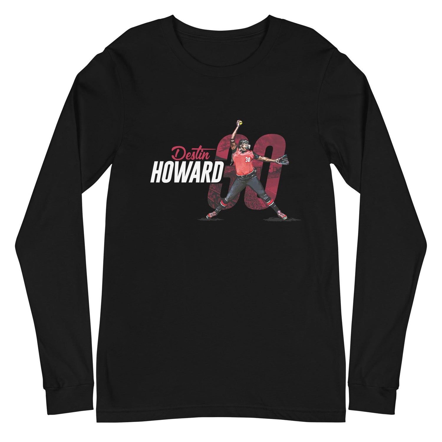 Destin Howard "Gameday" Long Sleeve Tee - Fan Arch