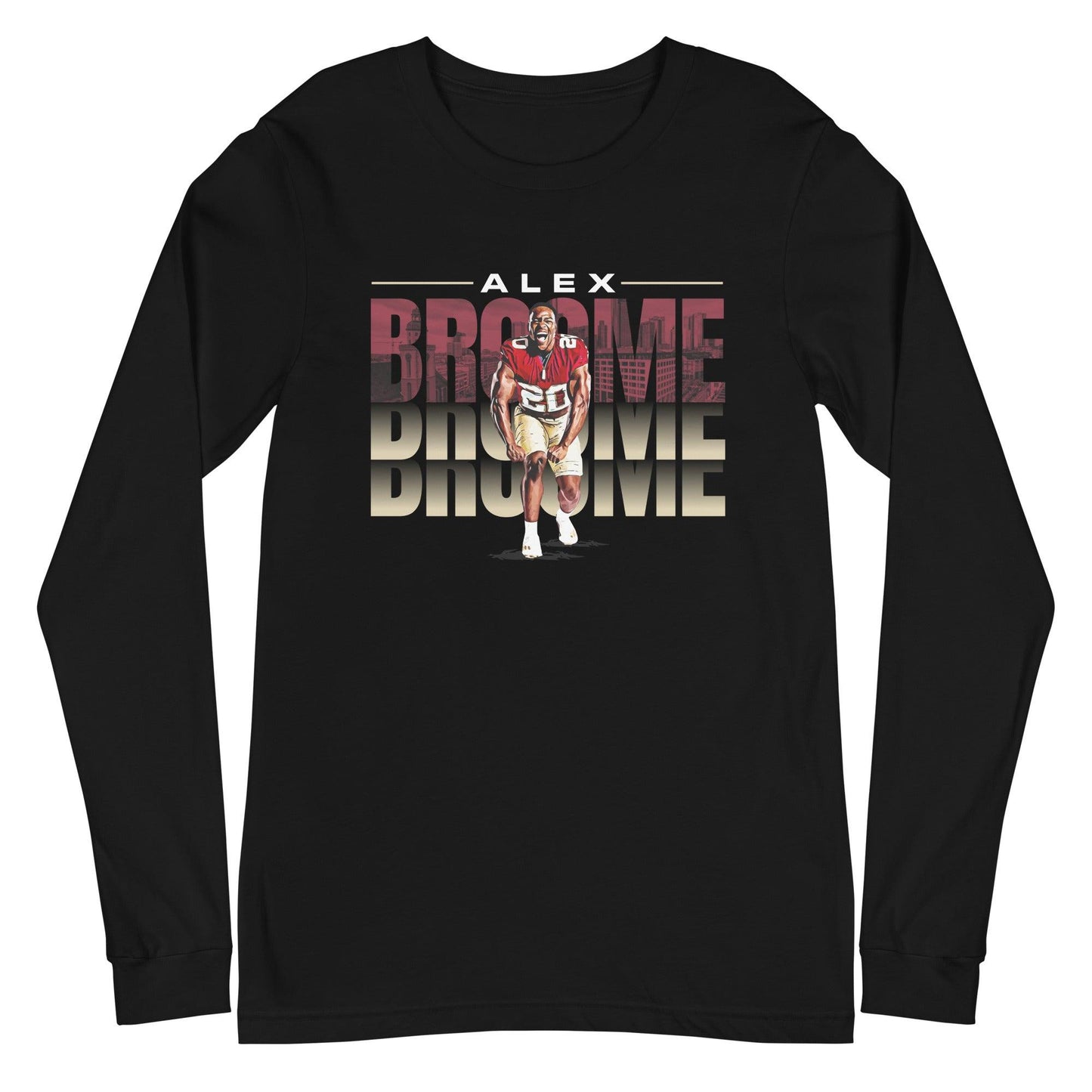 Alex Broome "Gameday" Long Sleeve Tee - Fan Arch