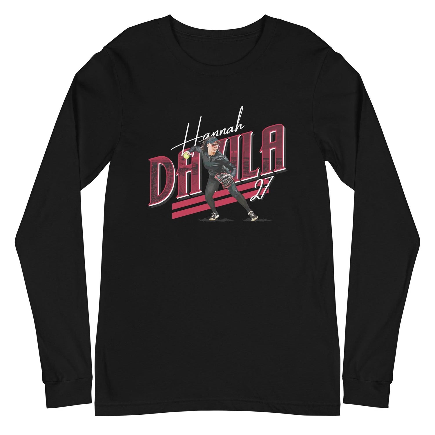 Hannah Davila "Gameday" Long Sleeve Tee - Fan Arch