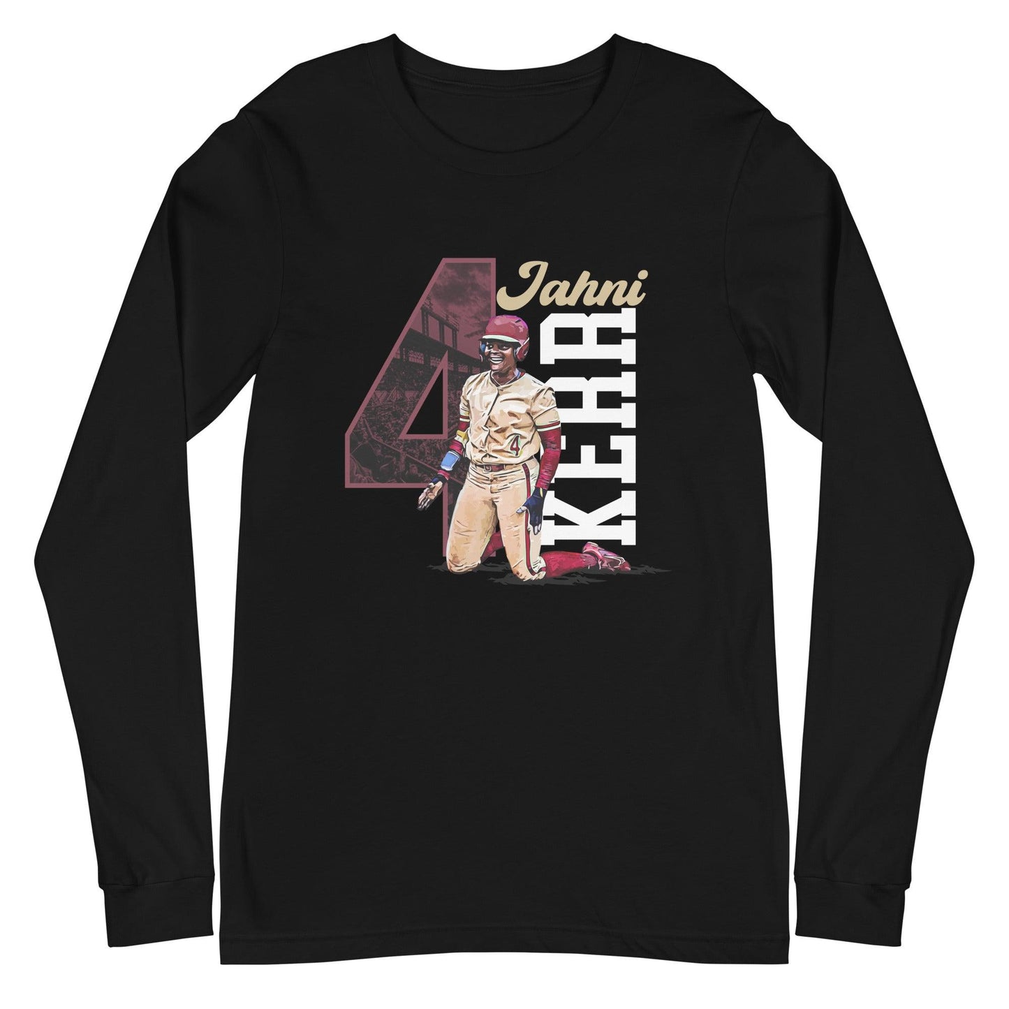 Jahni Kerr "Gameday" Long Sleeve Tee - Fan Arch