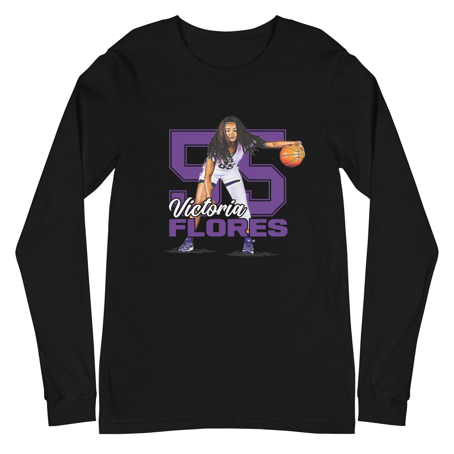 Victoria Flores "Gameday" Long Sleeve Tee - Fan Arch