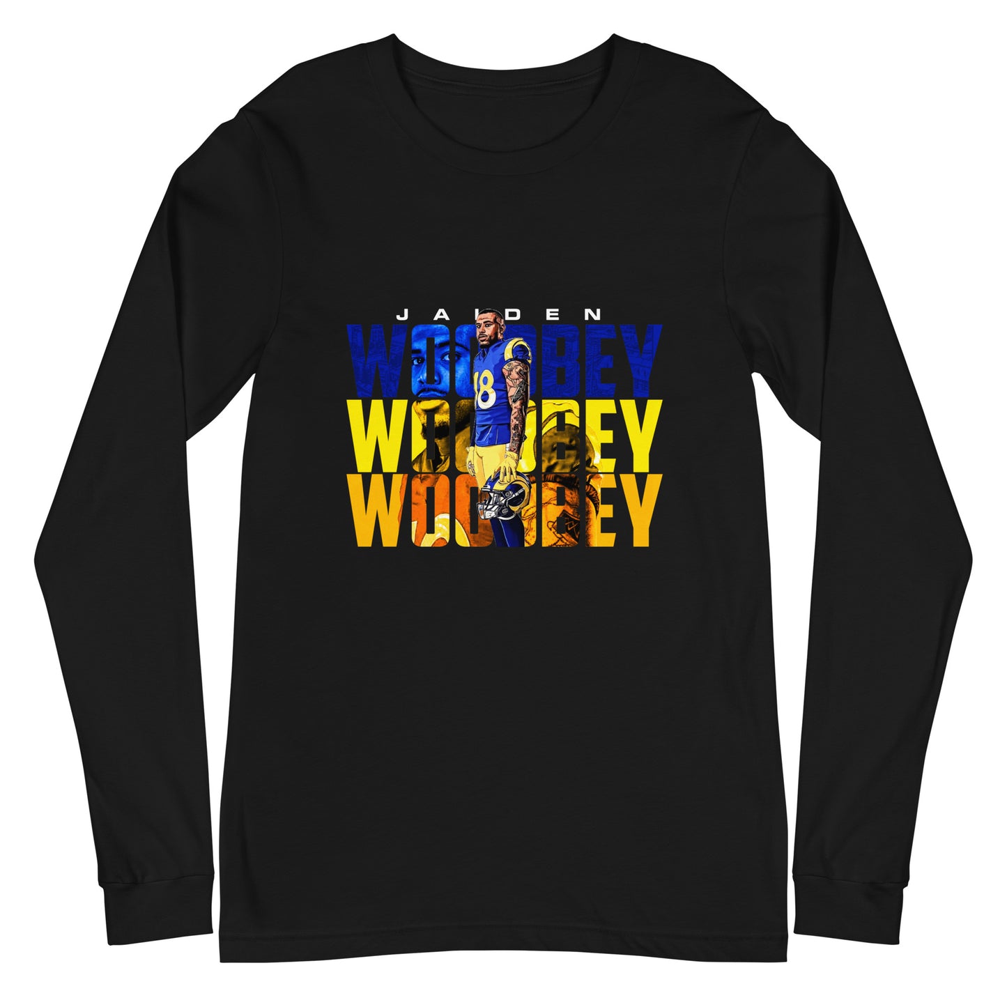 Jaiden Woodbey "Gameday RAMS" Long Sleeve Tee