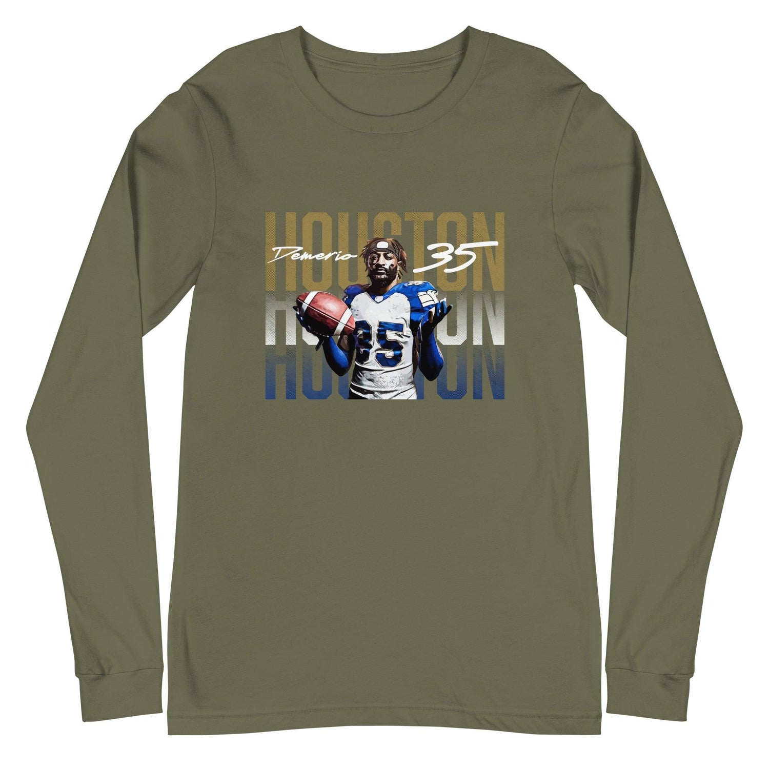 Demerio Houston "Gameday" Long Sleeve Tee - Fan Arch