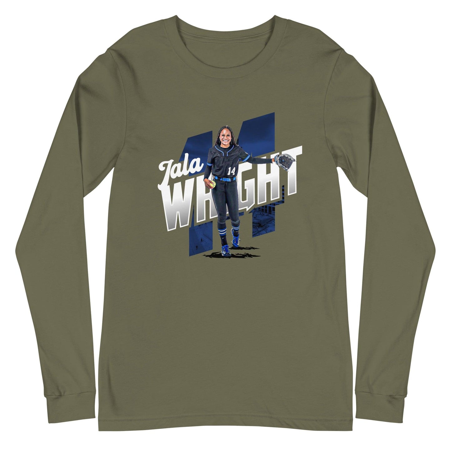 Jala Wright "Gameday" Long Sleeve Tee - Fan Arch