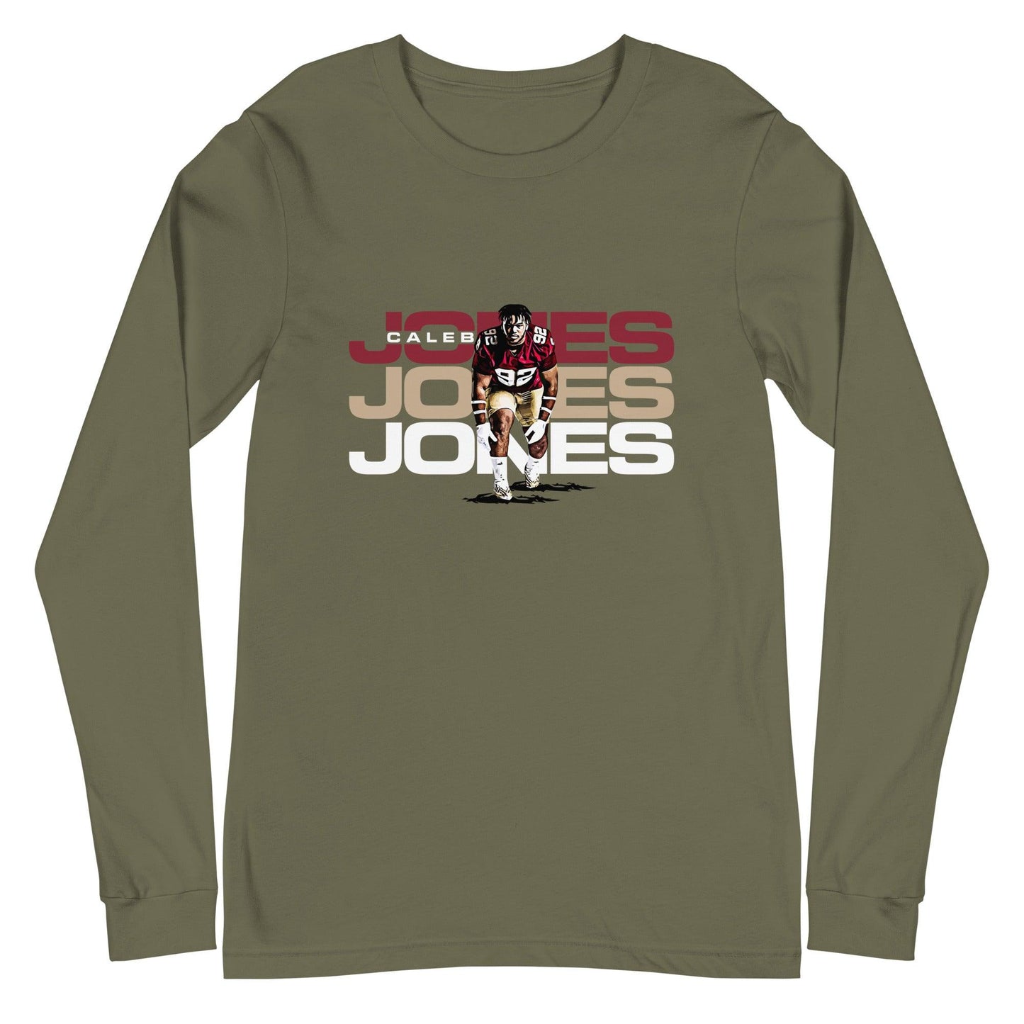 Caleb Jones "Gameday" Long Sleeve Tee - Fan Arch