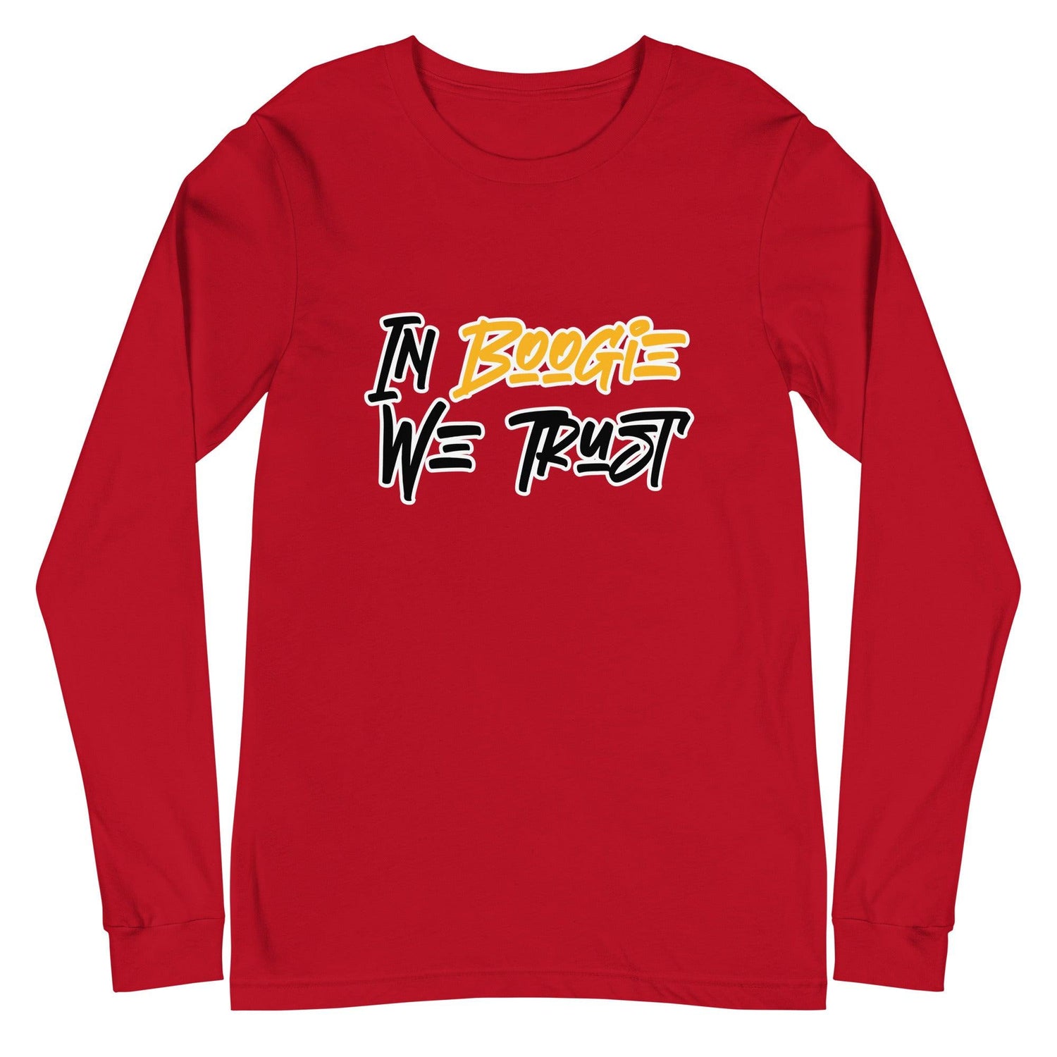 Boogie Roberts "We Trust" Long Sleeve Tee - Fan Arch