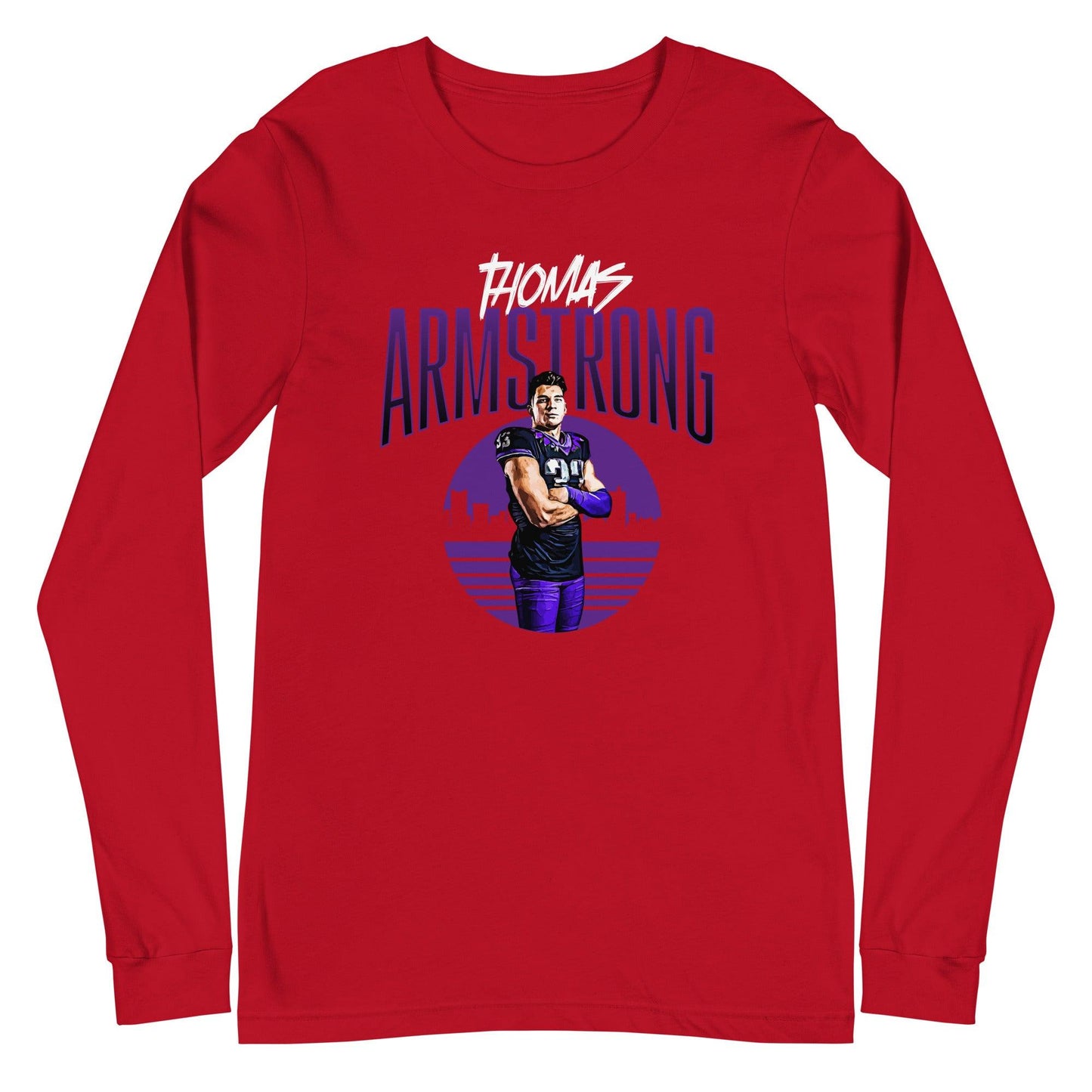 Thomas Armstrong "Gameday" Long Sleeve Tee - Fan Arch